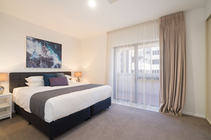 The Second Bedroom of the Three Bedroom Apartment at Boulevard Apartments.