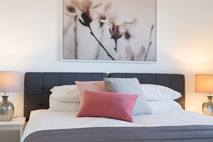 The Third Bedroom of the Three Bedroom Apartment at Boulevard Apartments.