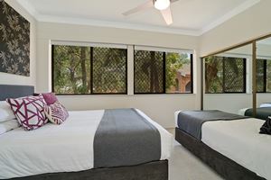 The Second Bedroom of Centennial Terrace Apartments Superior 2 Bedroom Unit.