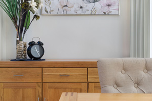 The Dining Room at James Street Morpeth Three Bedroom Townhouse.