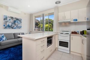 A Fully Equipped Kitchen at Mayfield Short Stay Apartments.