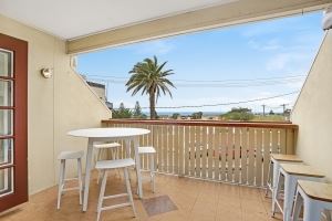 The second floor Balcony of Oceanview Terrace.