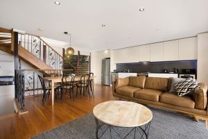 The open plan Living Room of Oceanview Terrace.