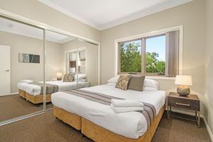 The Second Bedroom of a 2 Bedroom Townhouse Apartment at Birmingham Gardens Townhouses.