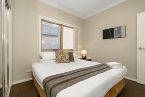 The Second Bedroom of a 2 Bedroom Townhouse Apartment at Birmingham Gardens Townhouses.