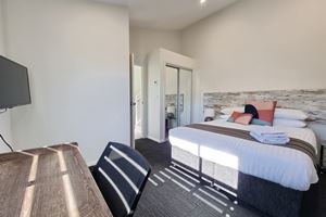 The Second Bedroom of a 3 Bedroom Townhouse Apartment at Birmingham Gardens Townhouses.