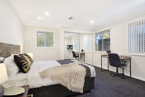 The Third Bedroom of a 5 Bedroom Townhouse Apartment at Birmingham Gardens Townhouses.