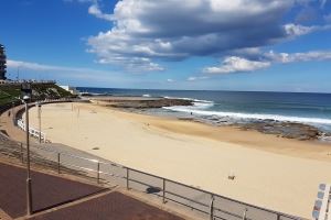 The Sandbar Townhouse provides direct acess to Newcastle Beach.