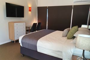 The Master Bedroom at Sanctuary Hill Retreat.