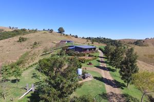 Aerial View of Sanctuary Hill Retreat.