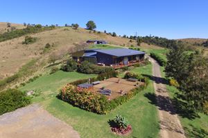 Aerial View of Sanctuary Hill Retreat.