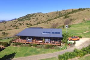 Aerial View of Sanctuary Hill Retreat.